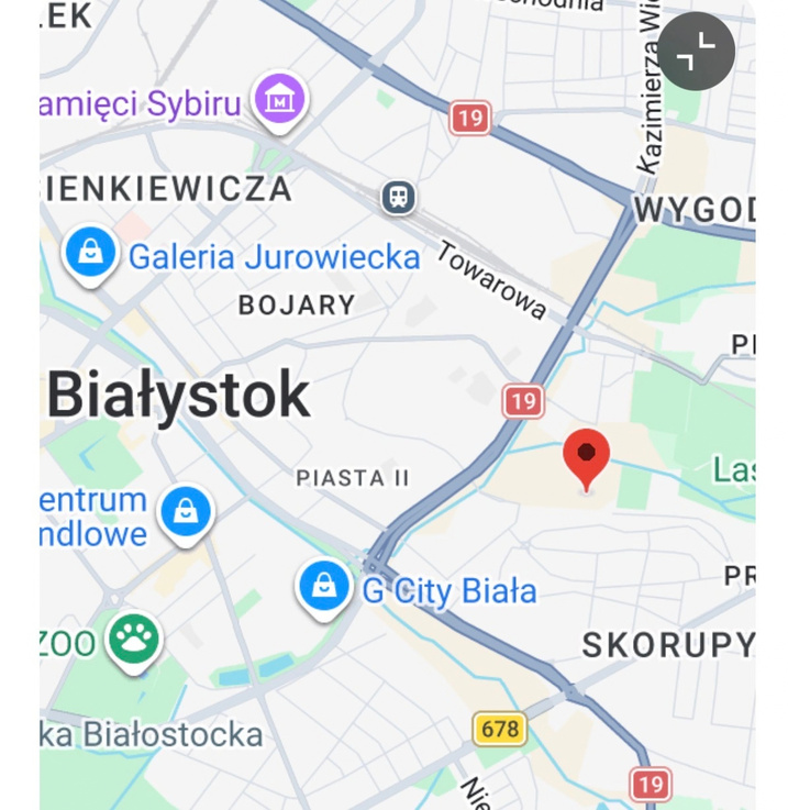 Mapa lokalizacji Bloom Lab